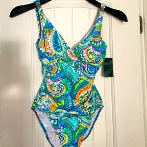 Colorful Ralph Lauren swimsuit (one piece)